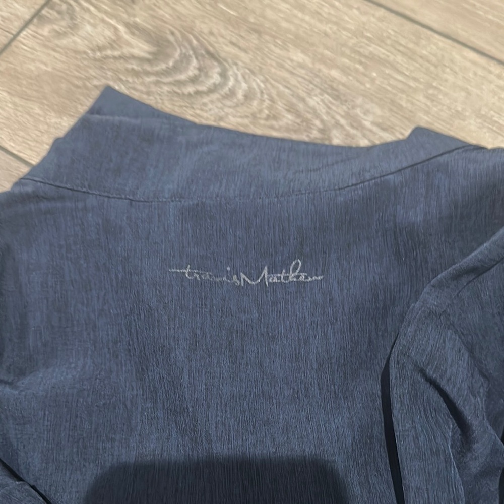 *NWT* Travis Mathew Road Soda Performance Full Zip Jacket in Heather Navy - Picture 5 of 5